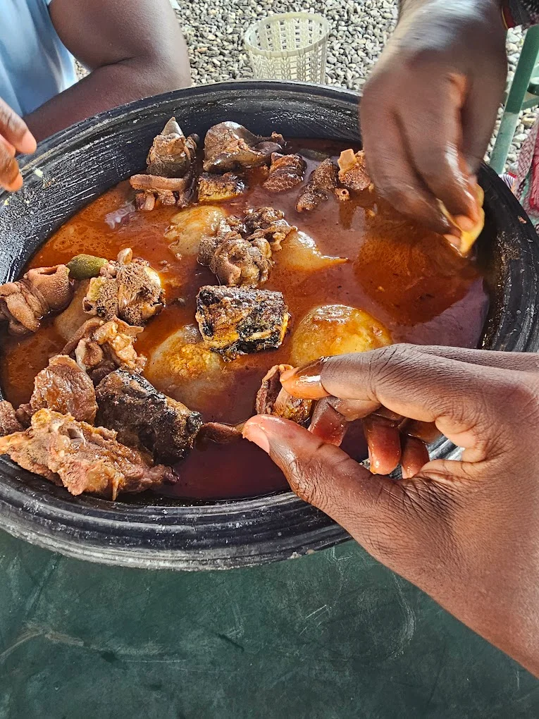 Fufu with Light Soup